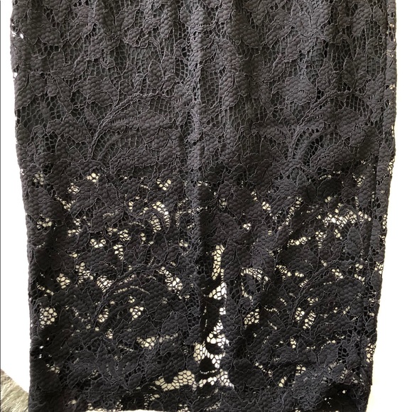Navy blue lace dress (stretch lined) - Picture 15 of 15